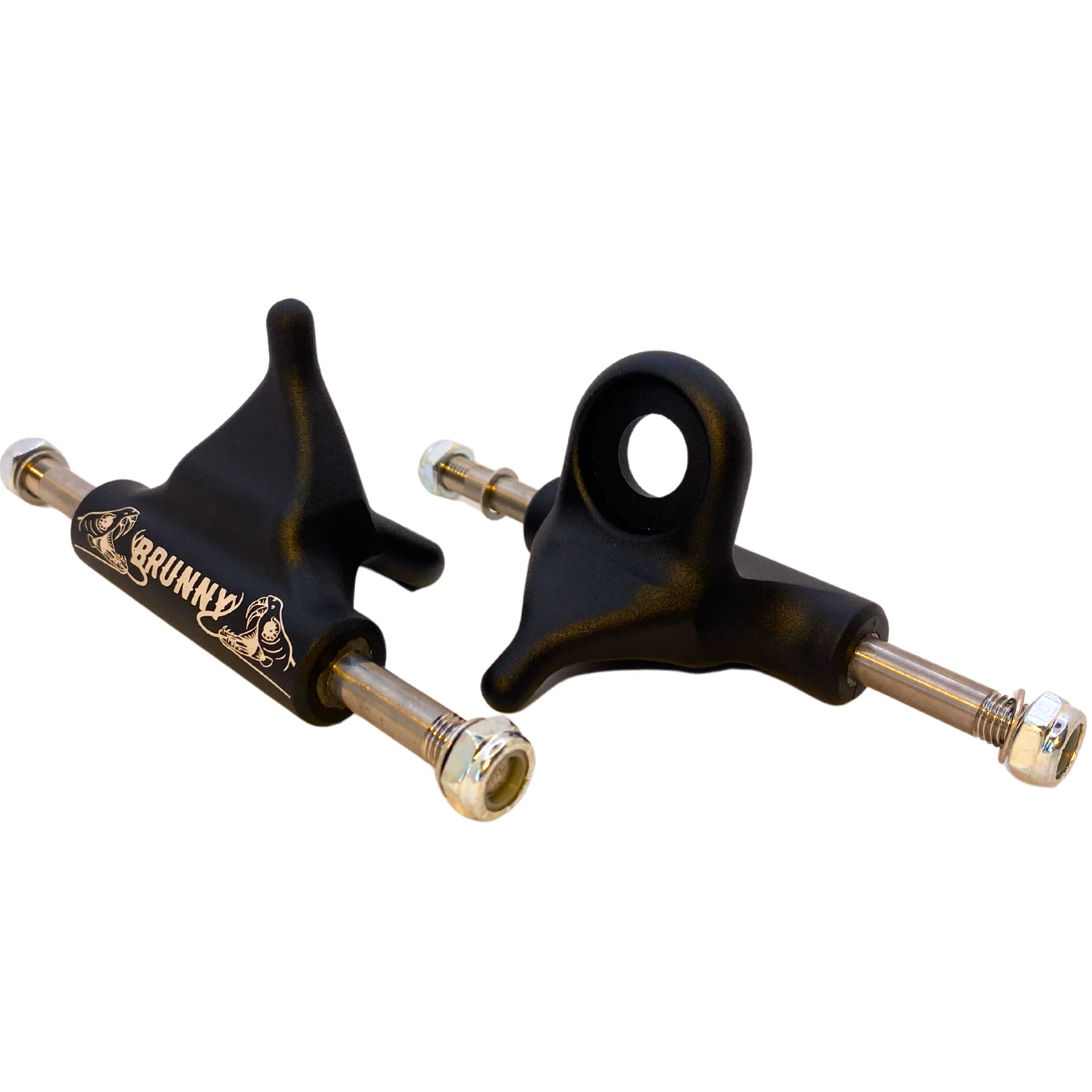 Brunny Hardcore Labrys Titanium Black Trucks - Image 3