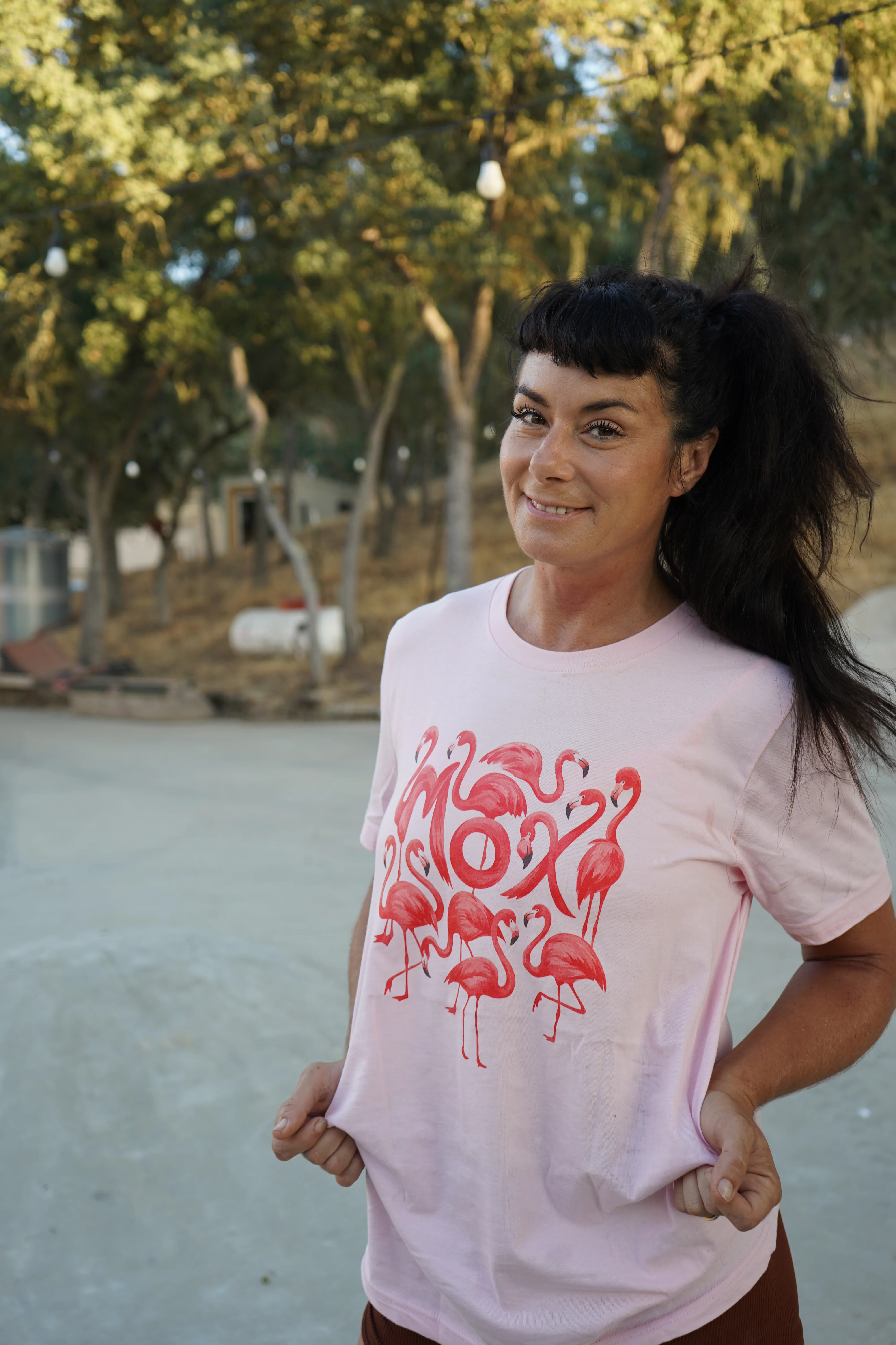 Moxi Flamingo Roller Skate T-Shirt - Image 3