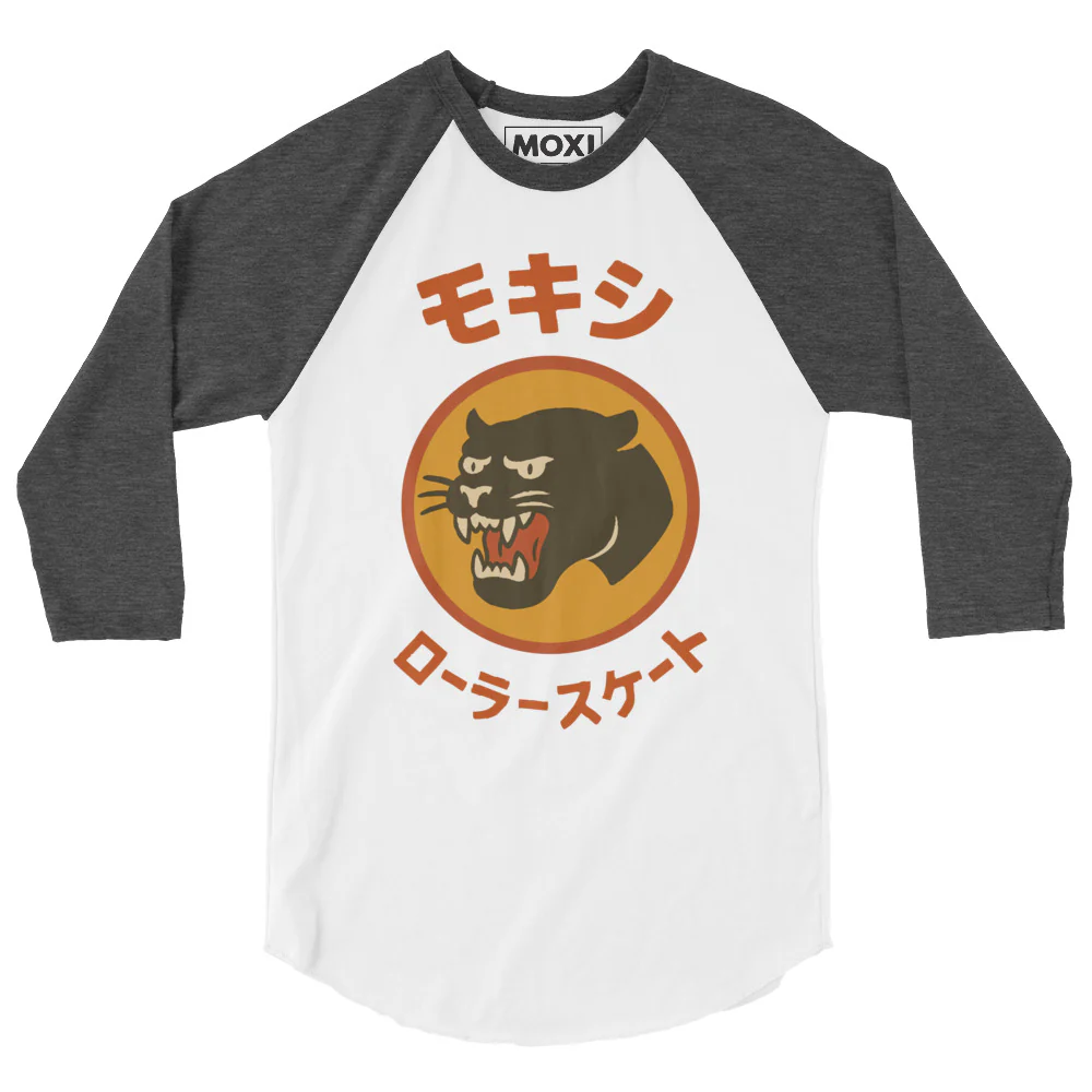 Moxi is Big In Japan Raglan - Image 3