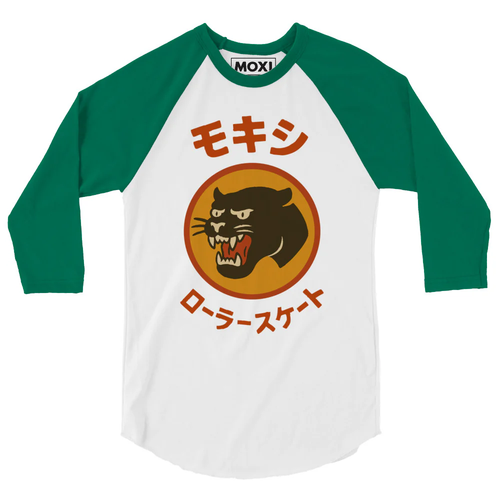 Moxi is Big In Japan Raglan - Image 4
