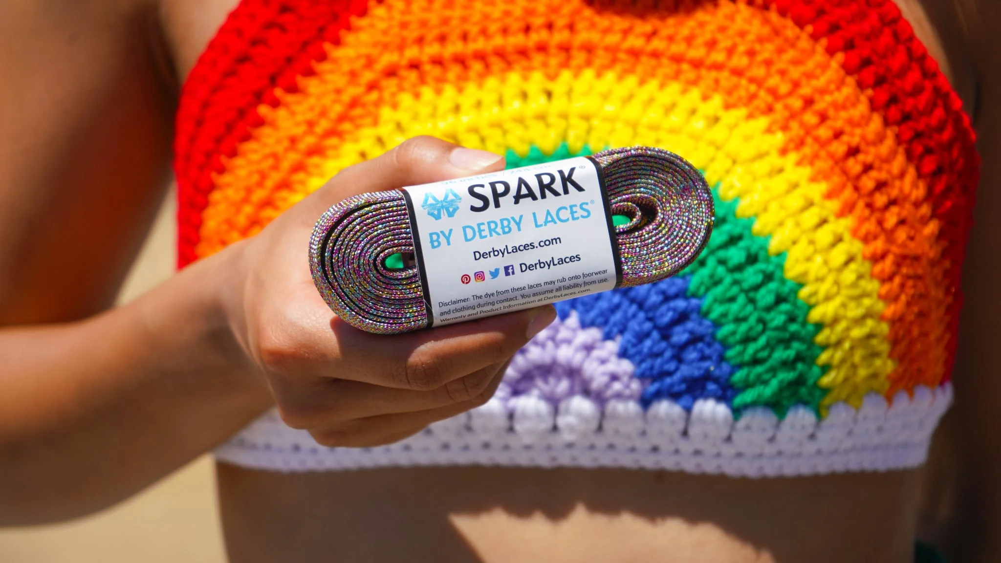 Spark Roller Skate Laces by Derby - Image 2